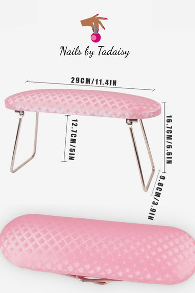 Pink Foldable Arm Rest